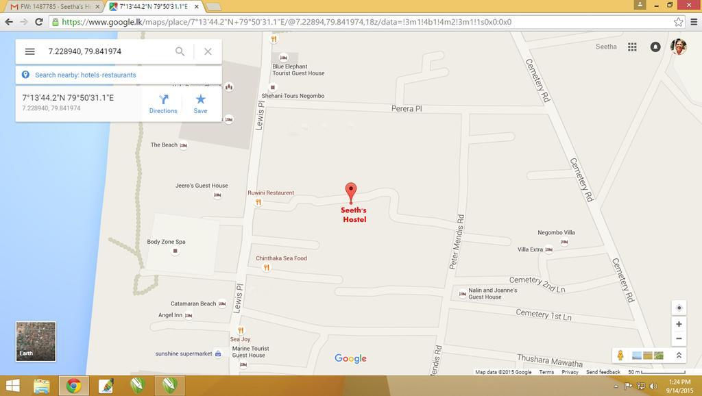 Seetha'S Hostel Negombo Esterno foto